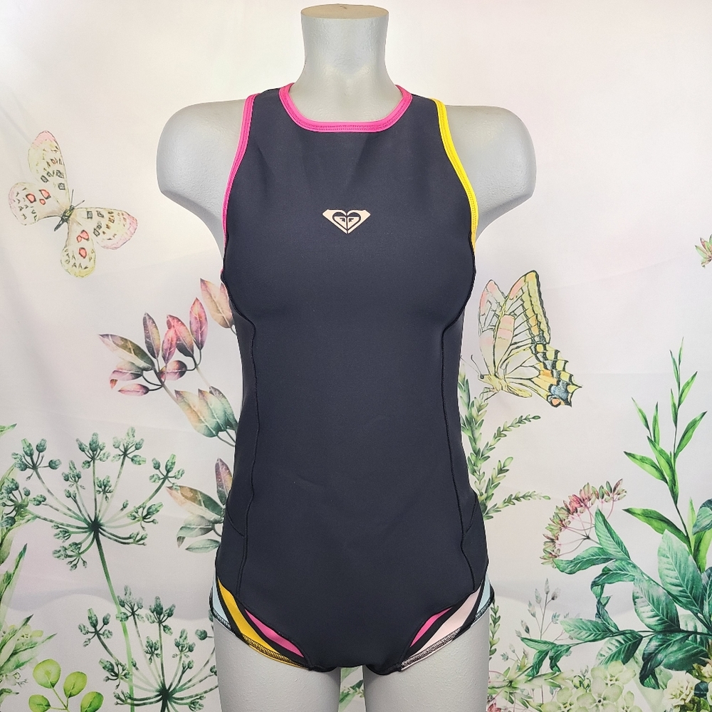 NWT Roxy Pop Surf 1mm Bikini Cut Short Back Zip Sp